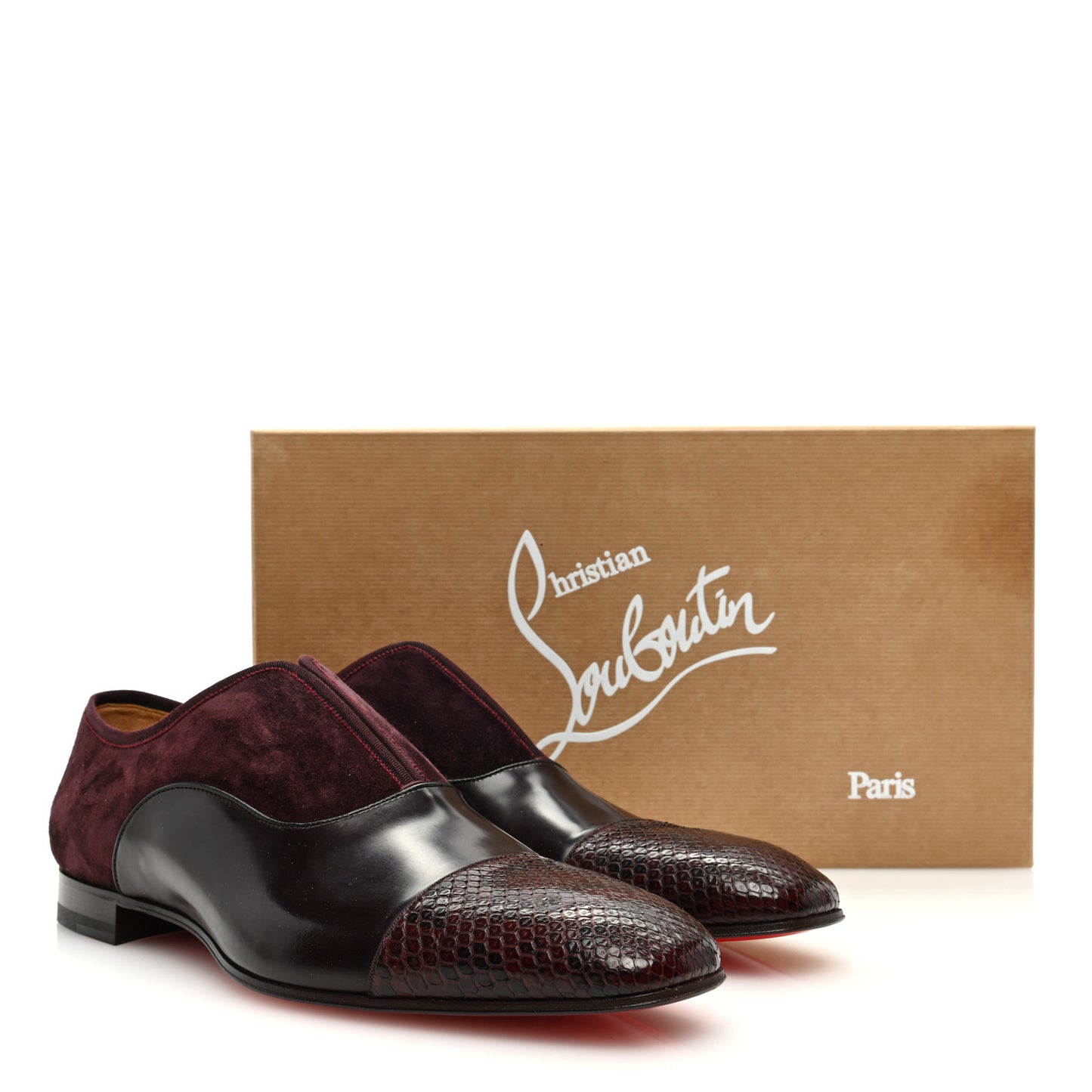 Mens Suede Snakeskin Alpha Male Flat Loafers 44 Candle
