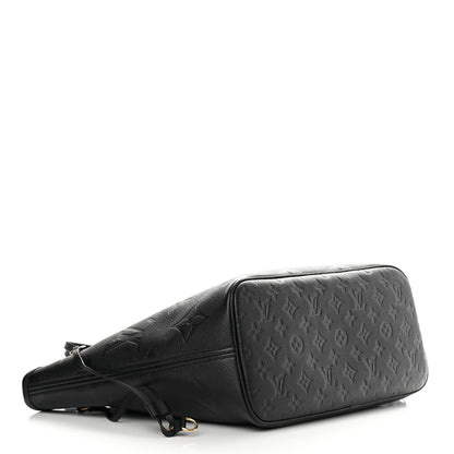 Louis Vuitton Empreinte Monogram Giant Neverfull MM Black 5 of 11
