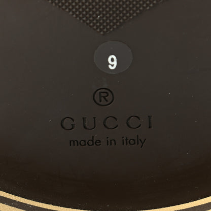 Gucci Velvet GG Monogram Suede Mens Platform Sandals 9 Coffee 7 of 9