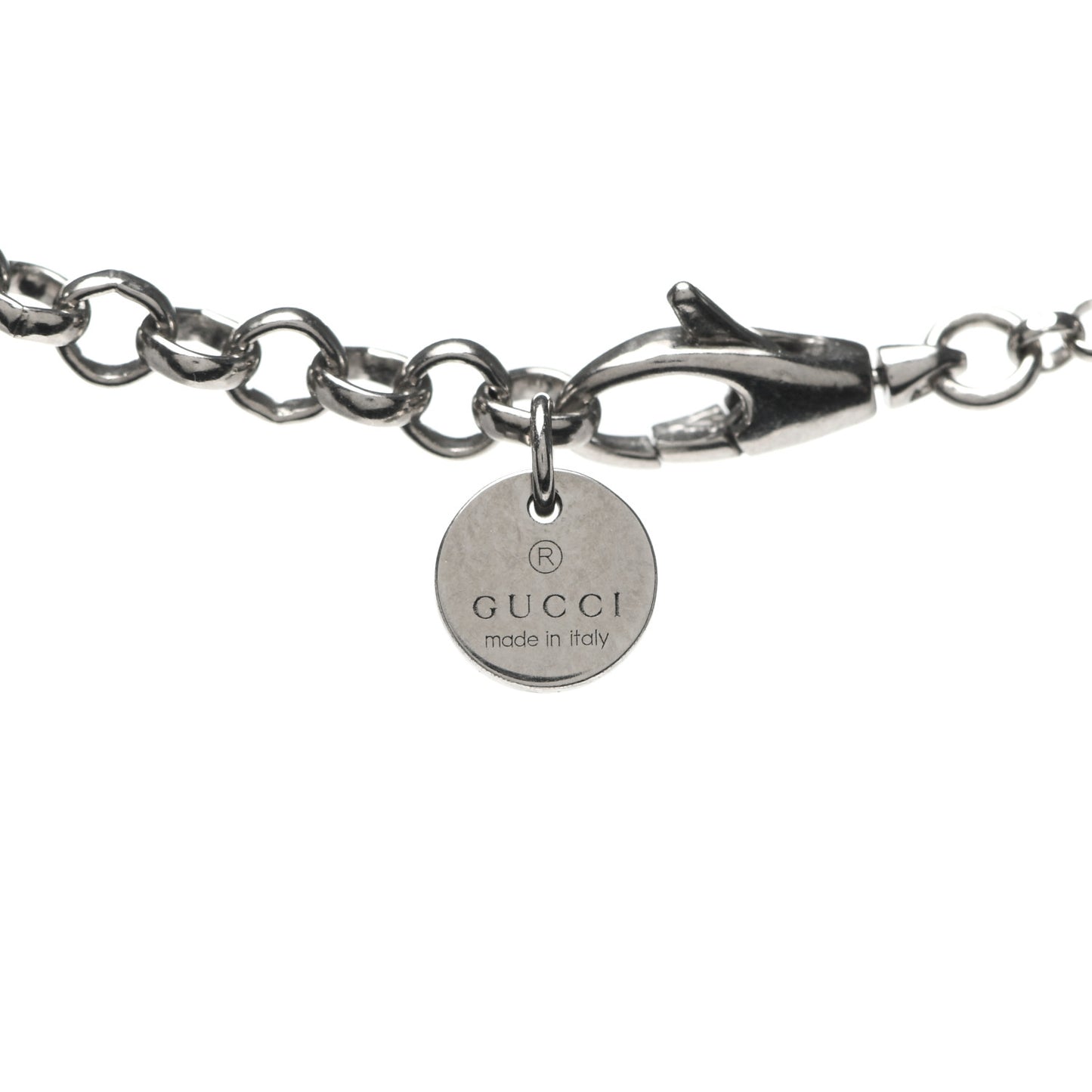 Sterling Silver Interlocking G Pendant Necklace