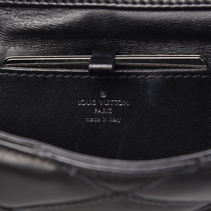 Louis Vuitton Lambskin Malletage GO-14 MM Black 7 of 13