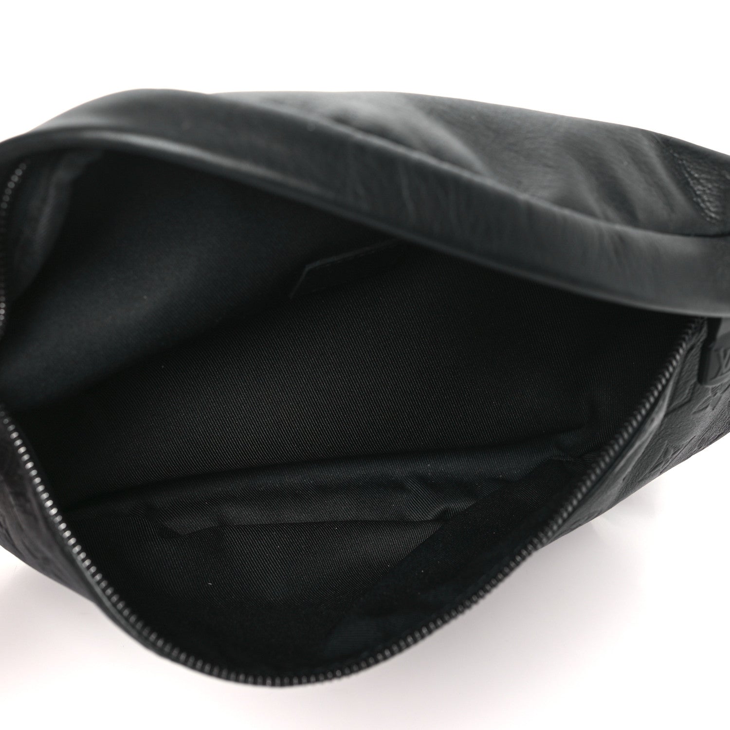 Louis Vuitton Calfskin Monogram Shadow Discovery Bumbag Black 5 of 9