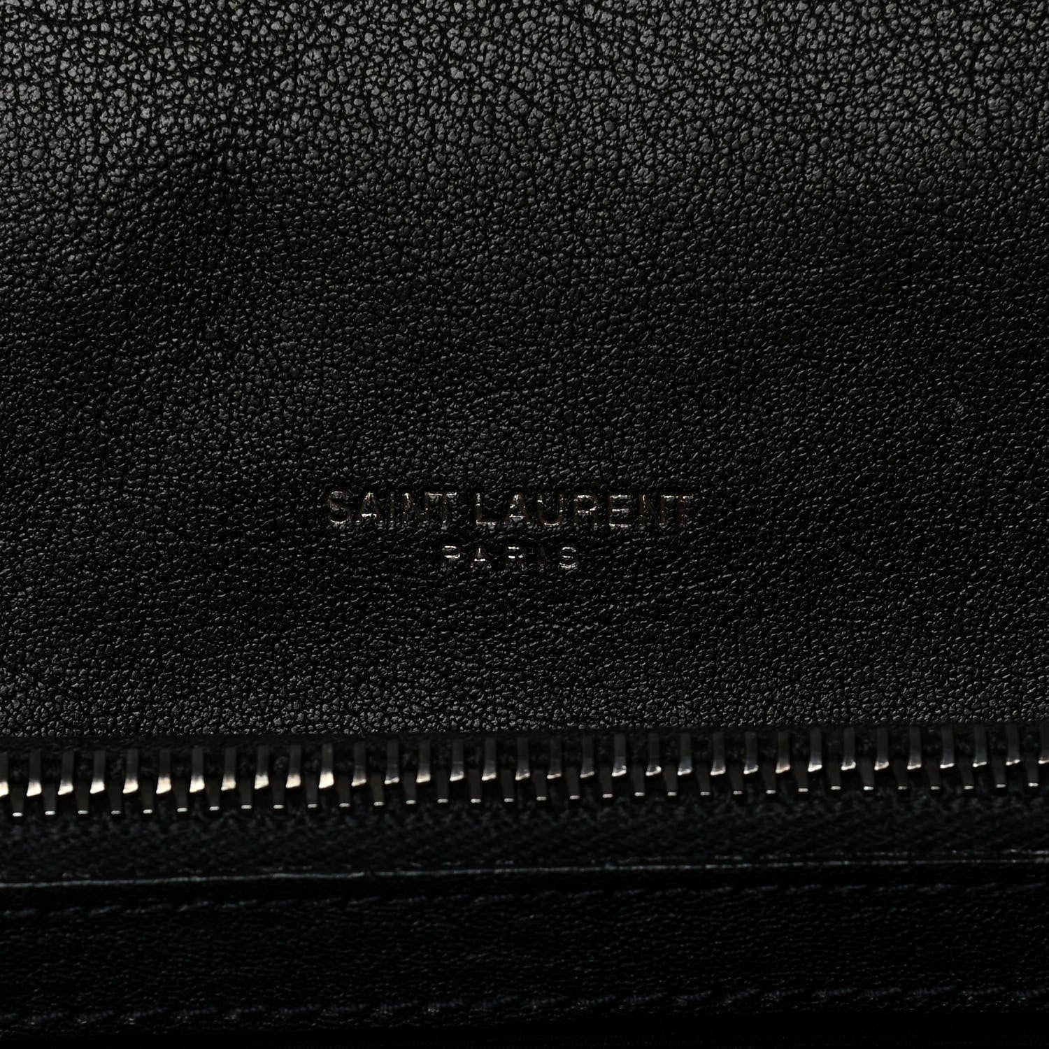 Saint Laurent Sheepskin Matelasse Chevron Monogram Medium College Bag Black 6 of 13