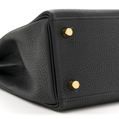 Hermes Togo Kelly Retourne 25 Black 10 of 11
