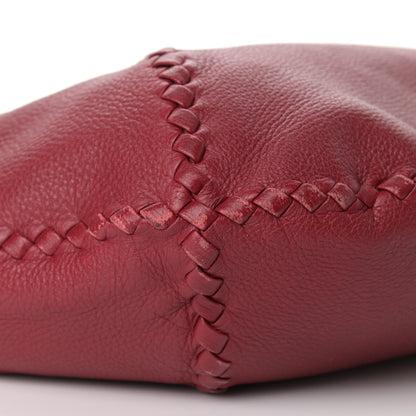 Bottega Veneta Cervo Deerskin Large Hobo Scarlet 7 of 12