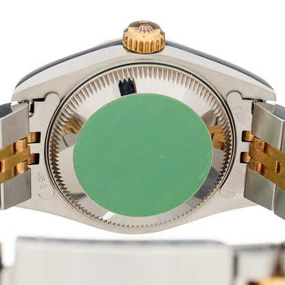 Rolex Stainless Steel 18K Yellow Gold Diamond 26mm Oyster Perpetual Datejust Watch Champagne 69173 4 of 4