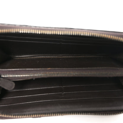 Bottega Veneta Nappa Intrecciato Zip Around Wallet Brown 5 of 12