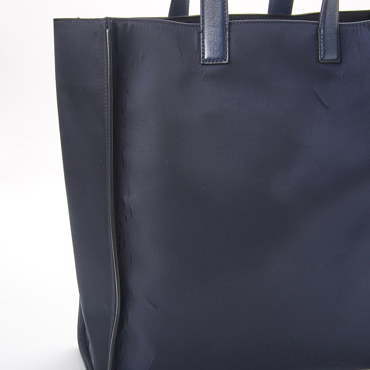 Fendi Nylon Vitello Elite Monster Eyes Tote Blue Scuro White Multicolor 11 of 13