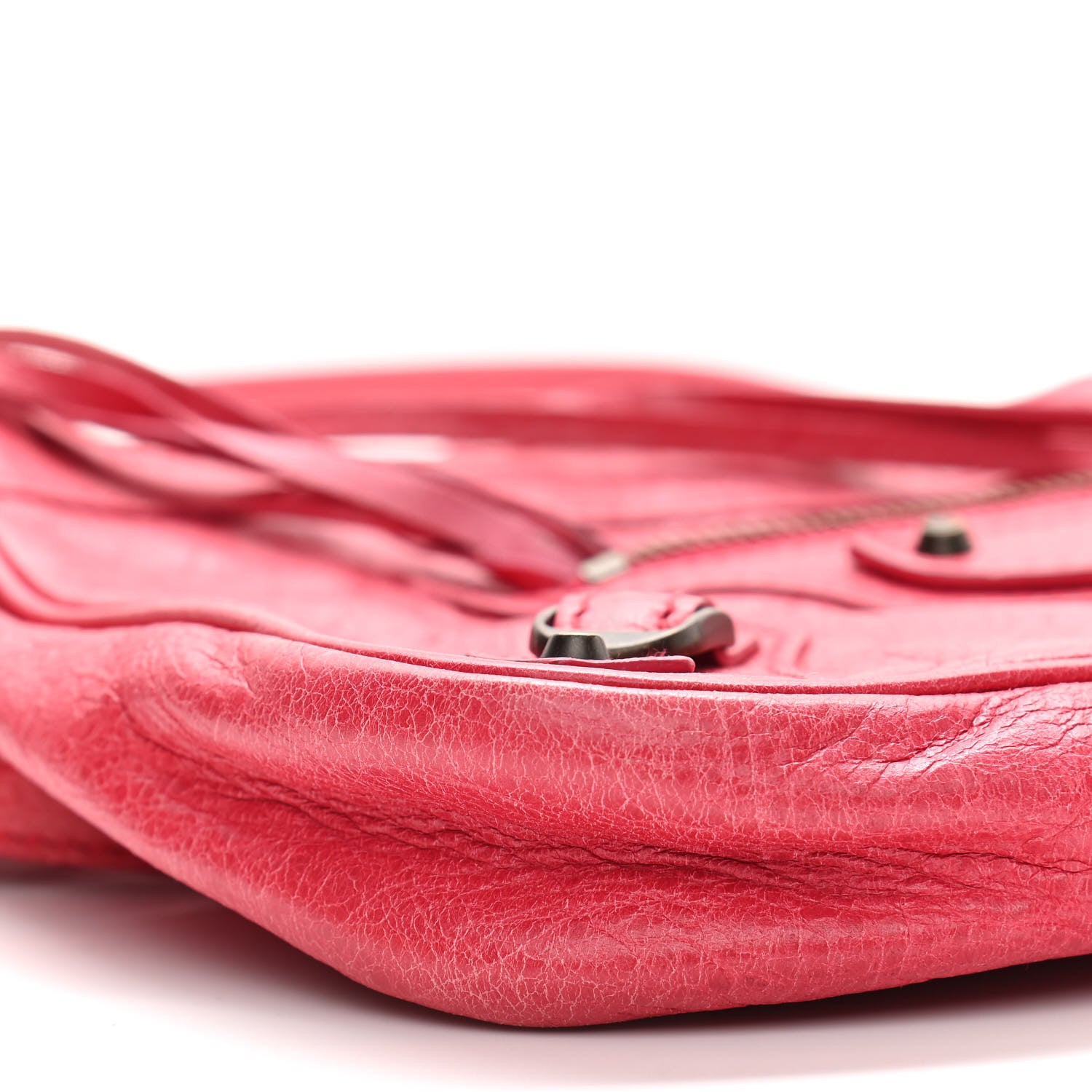 Balenciaga Agneau Classic Hardware Hip Rose Thulian 9 of 12