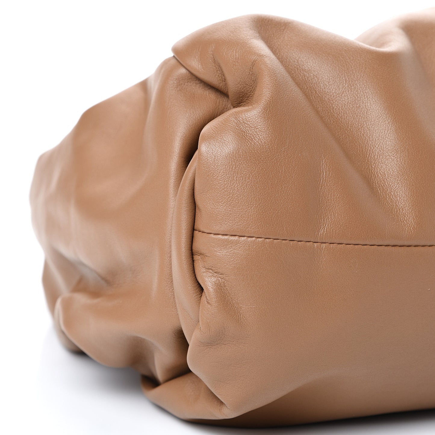 Smooth Butter Calfskin Small The Shoulder Pouch Camello