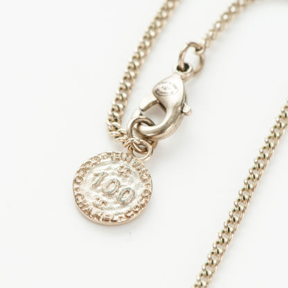 Chanel Pearl CC Pendant Necklace Gold 5 of 7