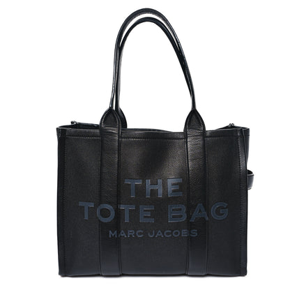 Marc Jacobs Grained Calfskin Large The Tote Bag Black 1 of 11