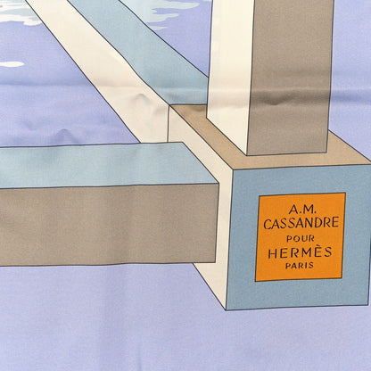 Hermes Silk Perspective II Cassandre Scarf 90 2 of 3