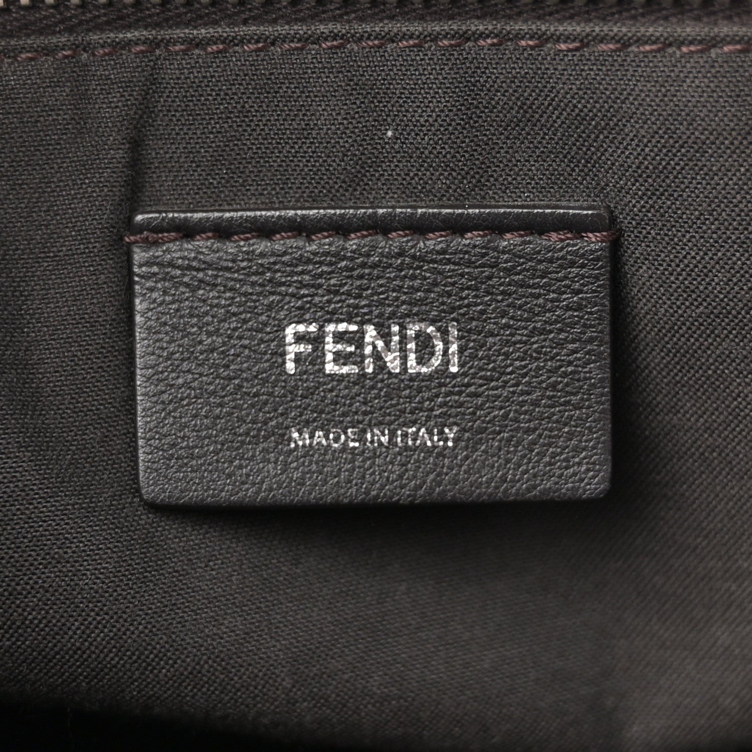 Fendi Vitello Dolce 4 Color Medium By The Way Boston Bag Carbone Grigio Polvere Multicolor 7 of 12