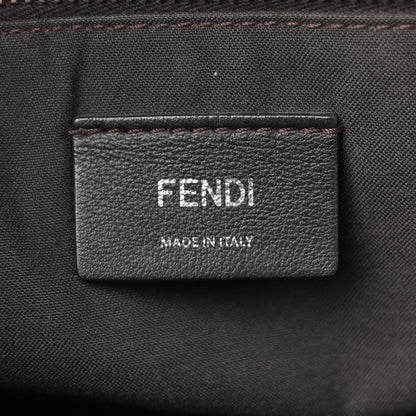 Fendi Vitello Dolce 4 Color Medium By The Way Boston Bag Carbone Grigio Polvere Multicolor 7 of 12