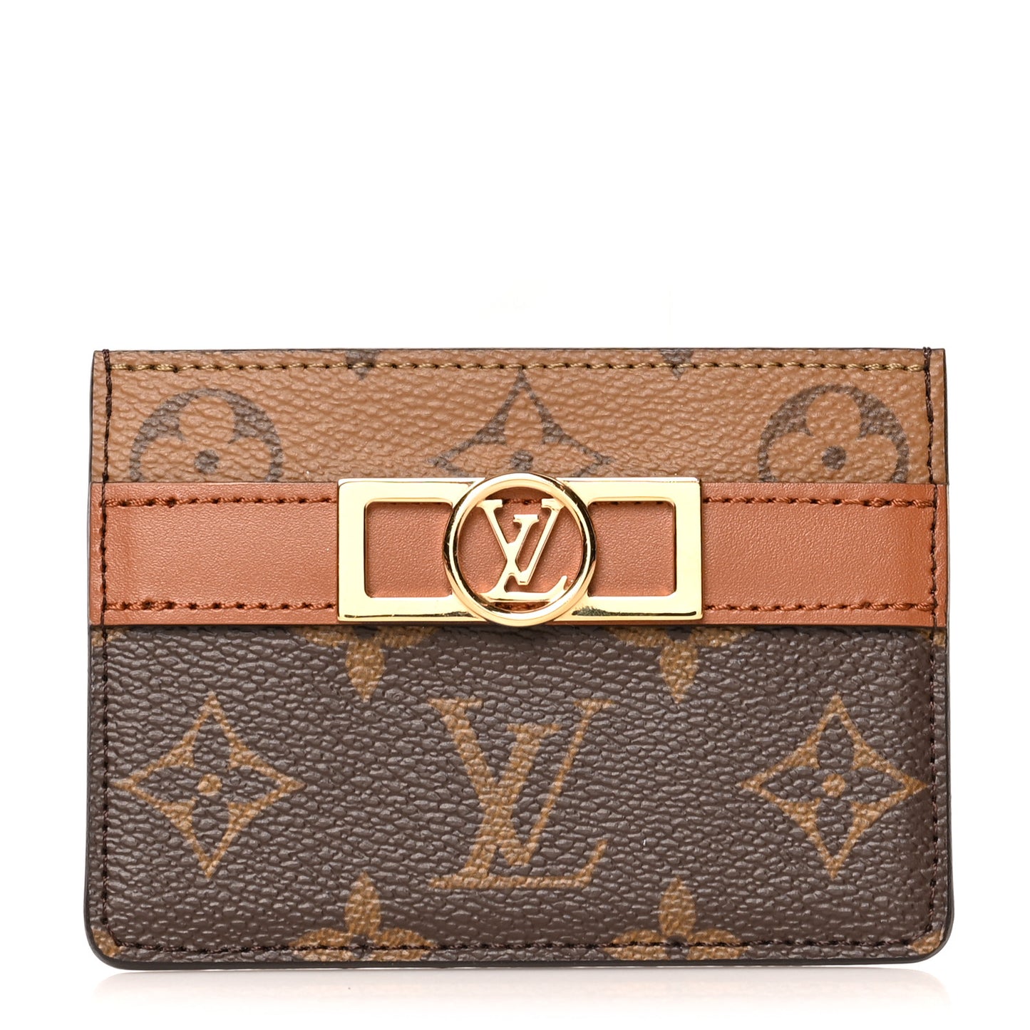Reverse Monogram Dauphine Card Holder