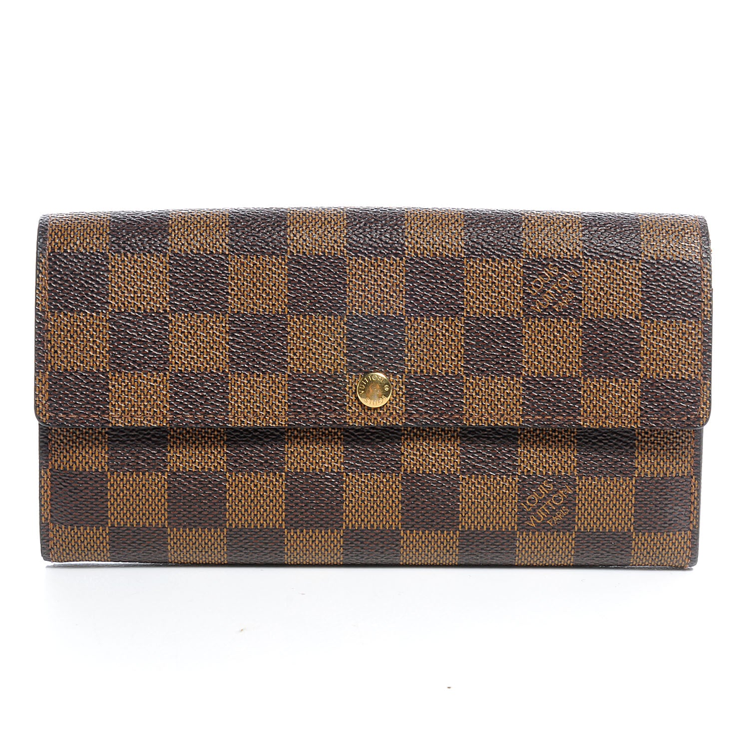Louis Vuitton Damier Ebene Sarah Wallet 1 of 8
