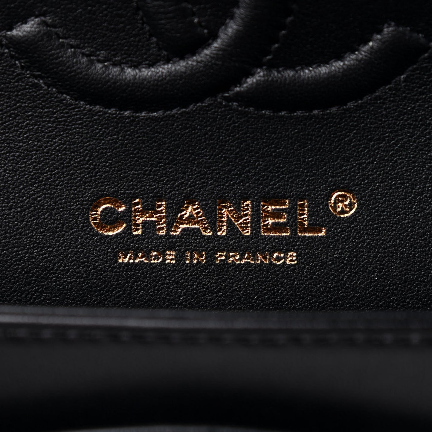 Lambskin Quilted Small Double Flap Black