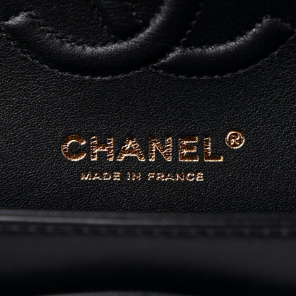 Chanel Lambskin Quilted Small Double Flap Black 7 of 8
