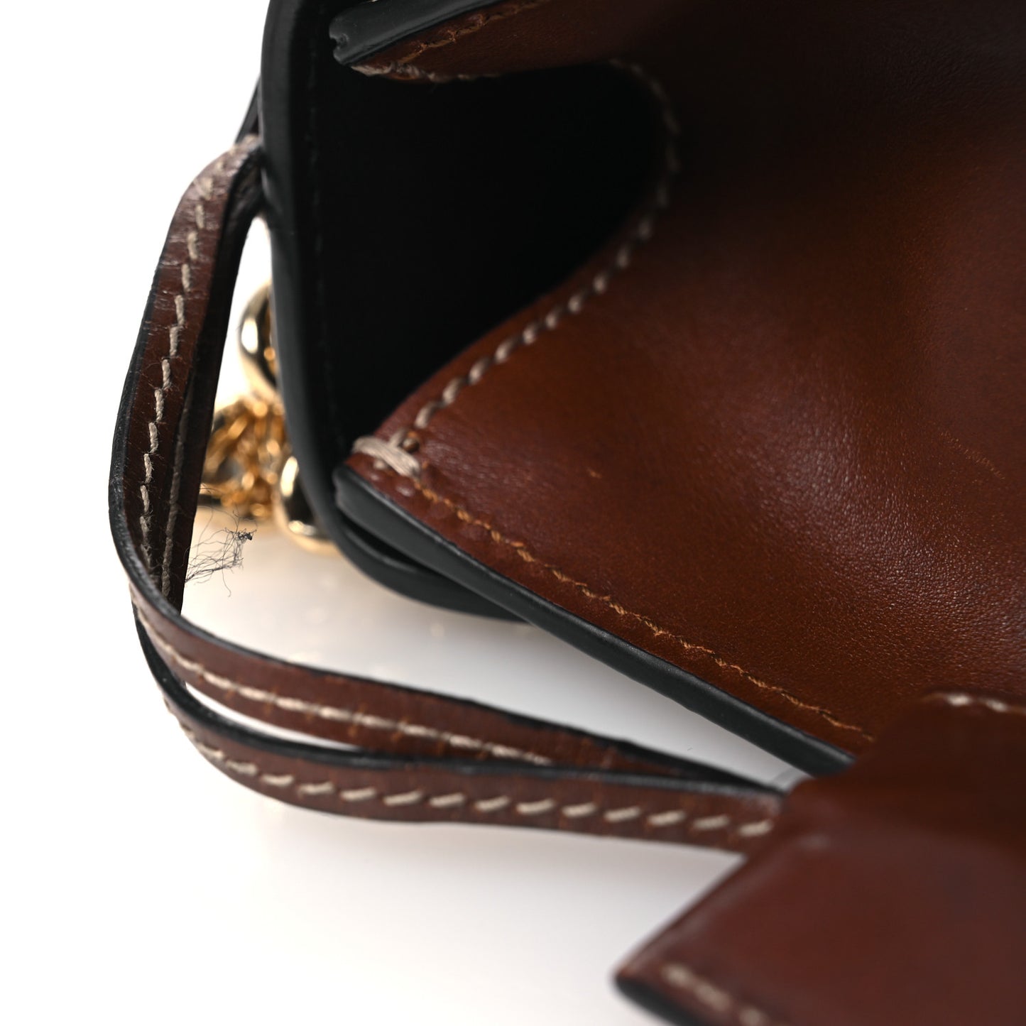 GG Supreme Monogram Calfskin Small Padlock Shoulder Bag Beige Black Cuir