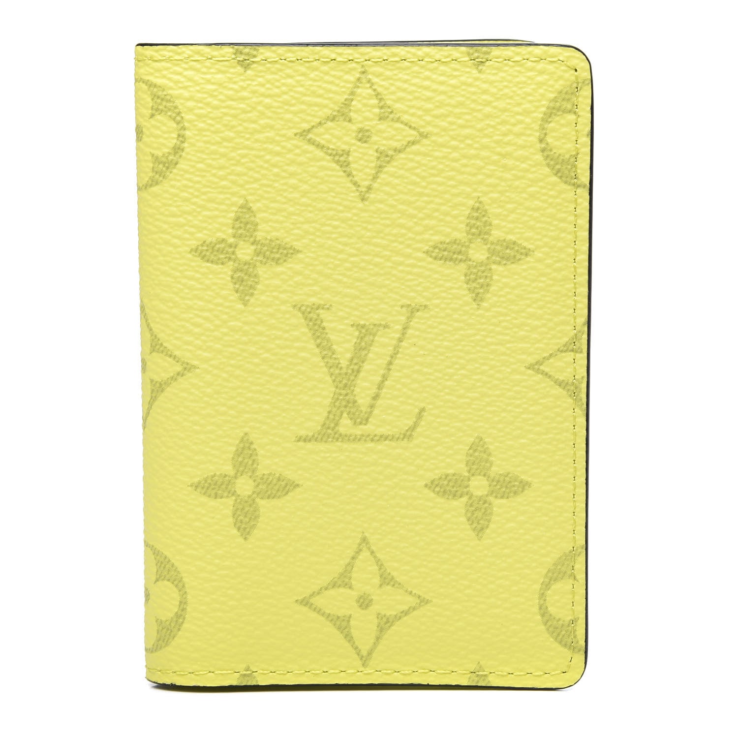 Louis Vuitton Monogram Taiga Pocket Organizer Yellow 1 of 8