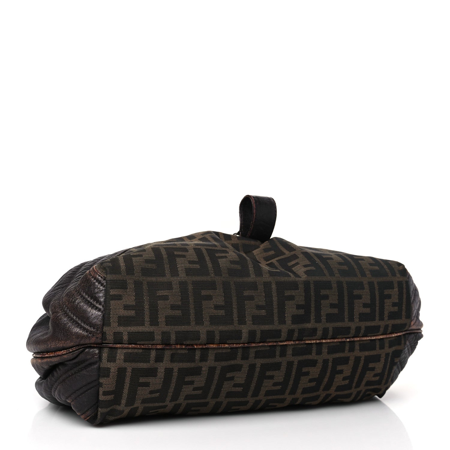 Fendi Zucca Nappa Nuvolata Vitello Tortuga Spy Tobacco Moro 4 of 9