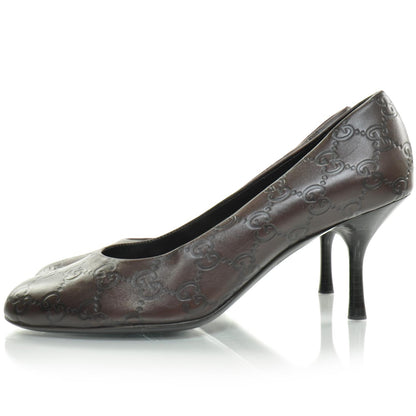 Gucci Guccissima Heels 36.5 Brown 2 of 9