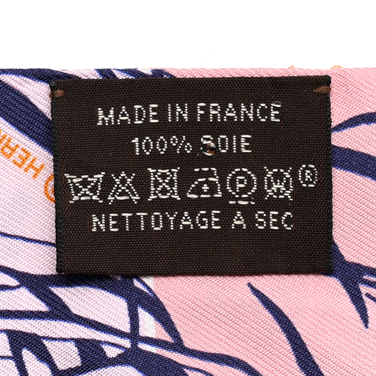 Hermes Silk Jungle Love Rainbow Twilly Orange Encre Vieux Rose 3 of 4