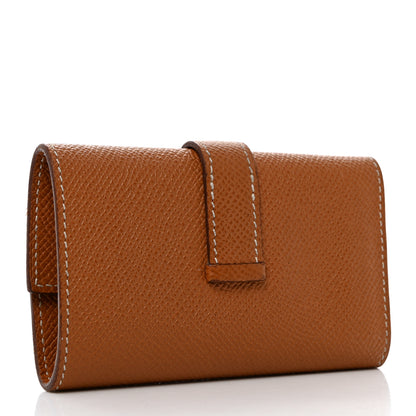 Hermes Epsom Bearn Multicles 4 Key Holder Gold 3 of 8