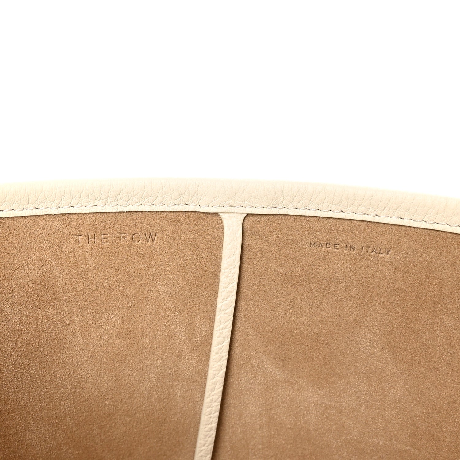 The Row Grained Calfskin Medium N/S Park Tote Ivory 6 of 9