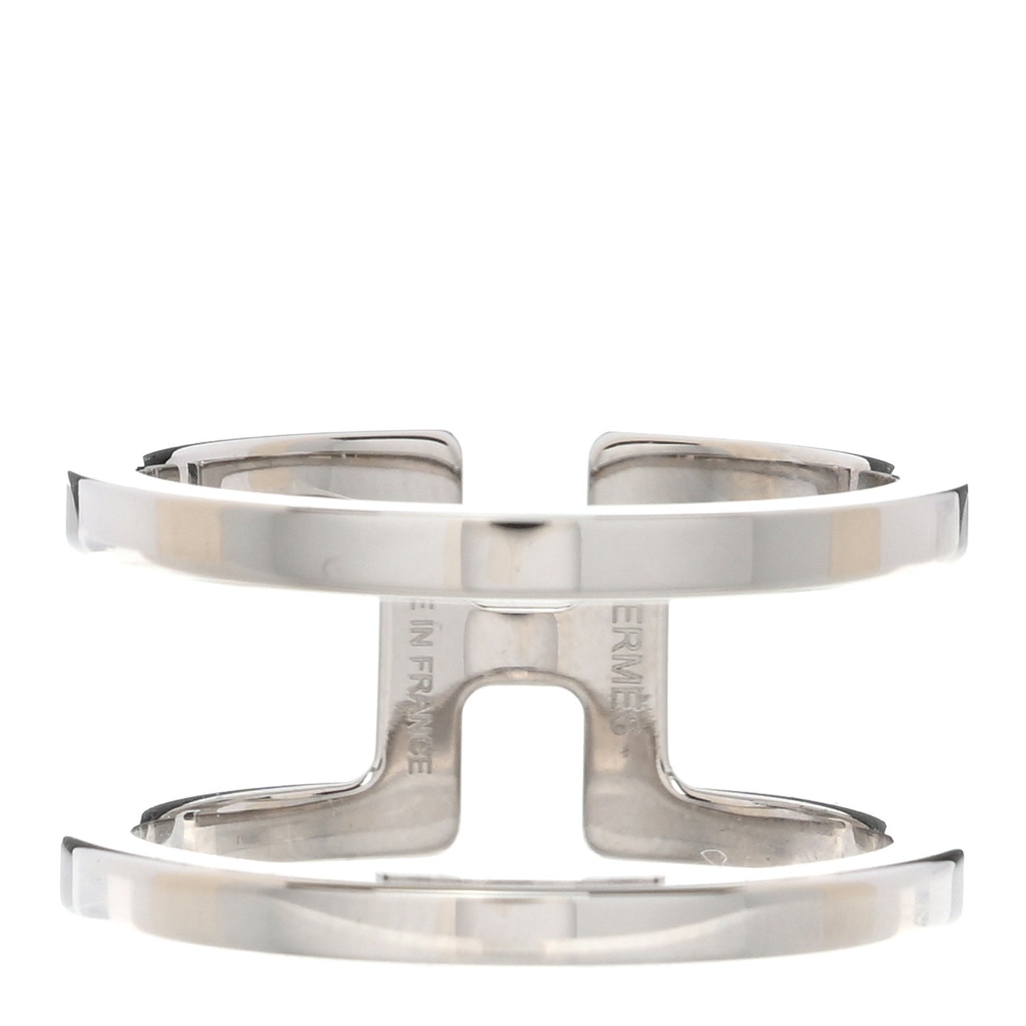 Permabrass H En Rond Scarf Ring Silver