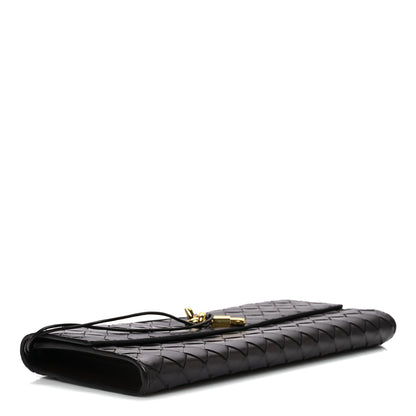 Bottega Veneta Nappa Intrecciato Long Andiamo Top Handle Clutch Fondant 4 of 9