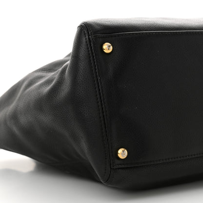 Chanel Calfskin Cerf Executive Shopper Tote Black 9 of 12