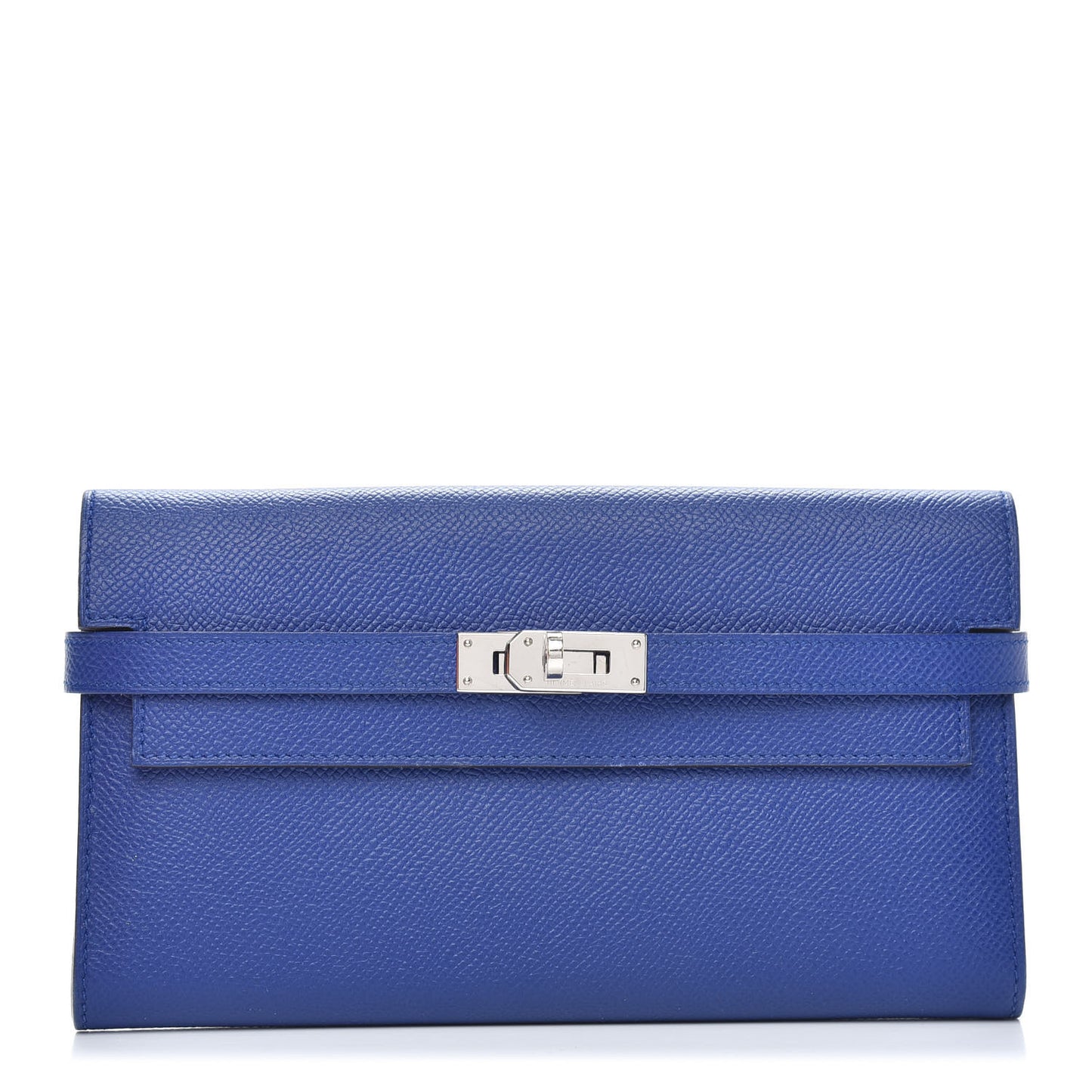 Epsom Kelly Longue Wallet Bleu Electrique