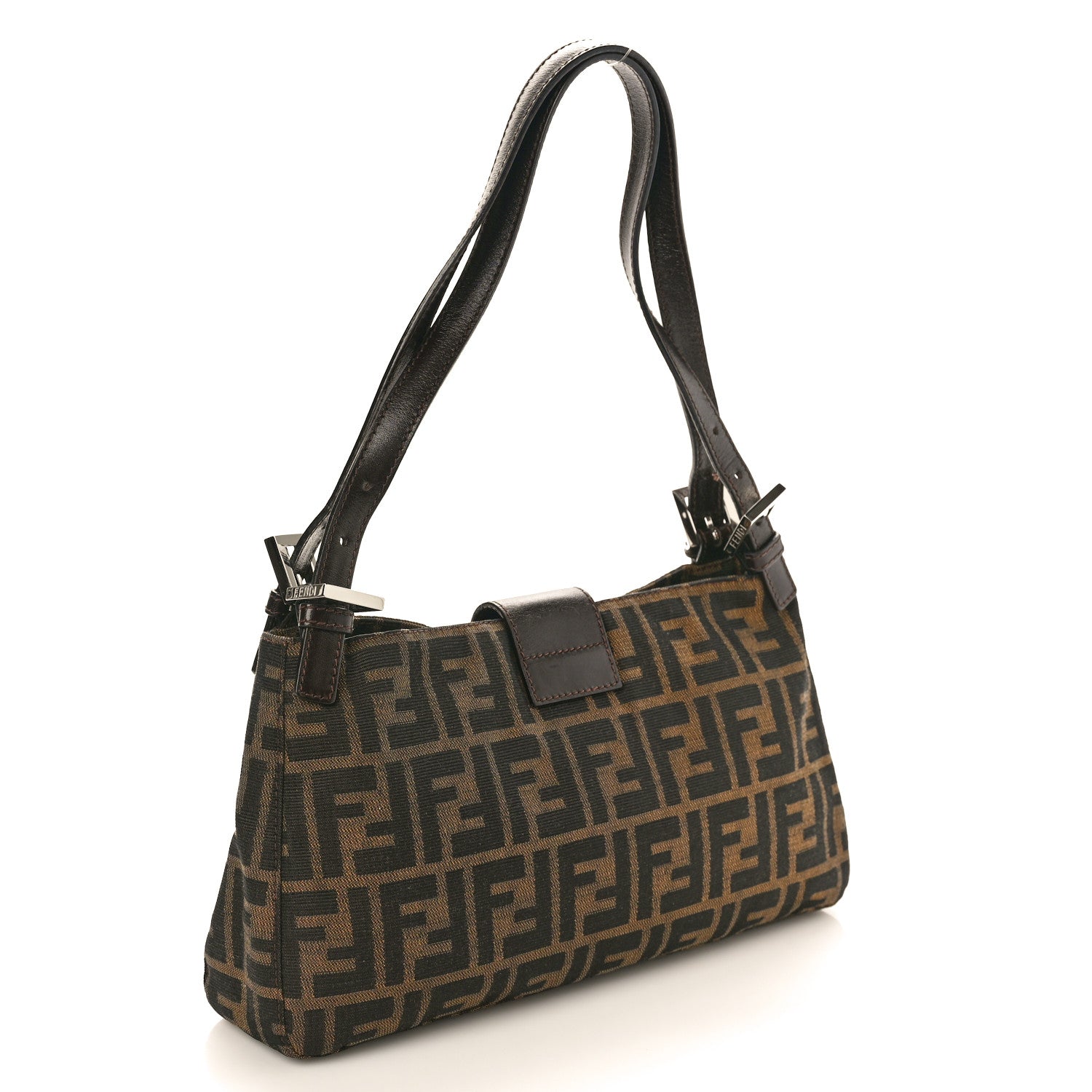 Fendi Zucca Shoulder Bag Tobacco 3 of 11