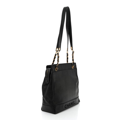 Chanel Caviar Shoulder Bag Black 3 of 11