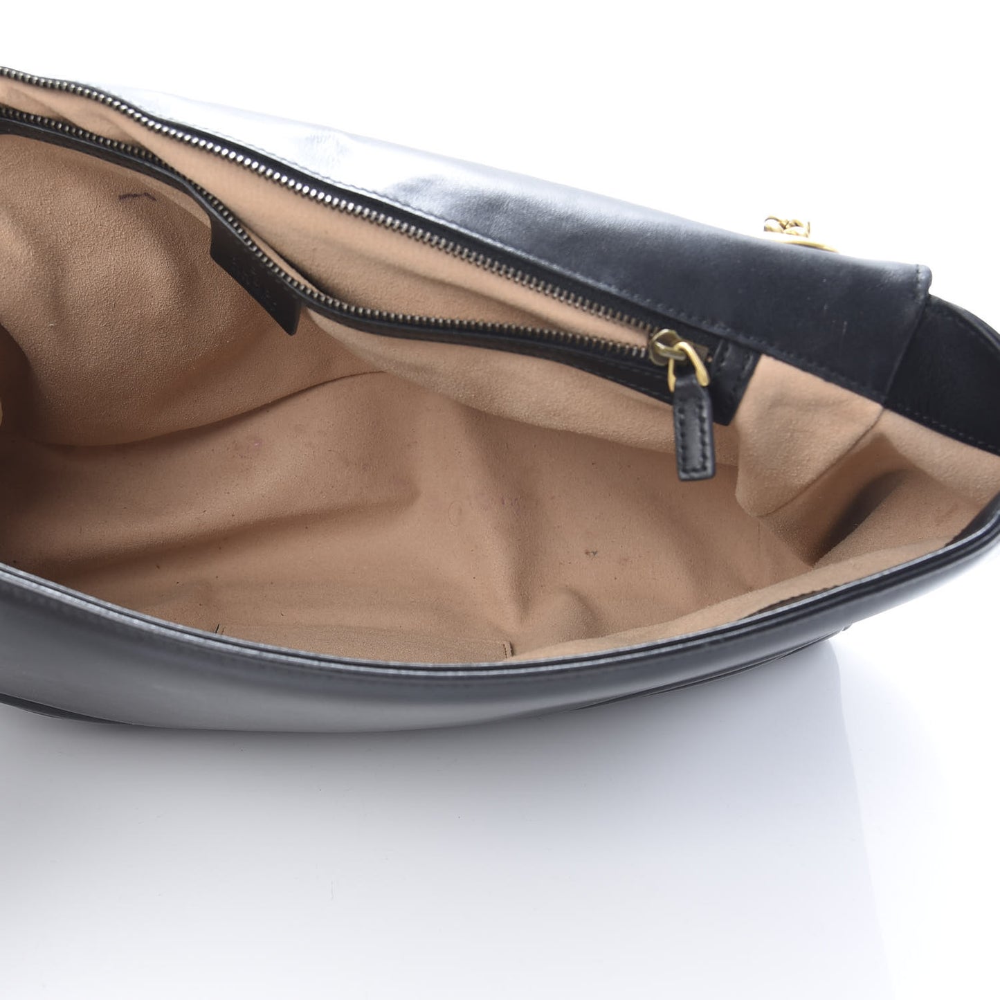 Calfskin Matelasse Large GG Marmont Shoulder Bag Black