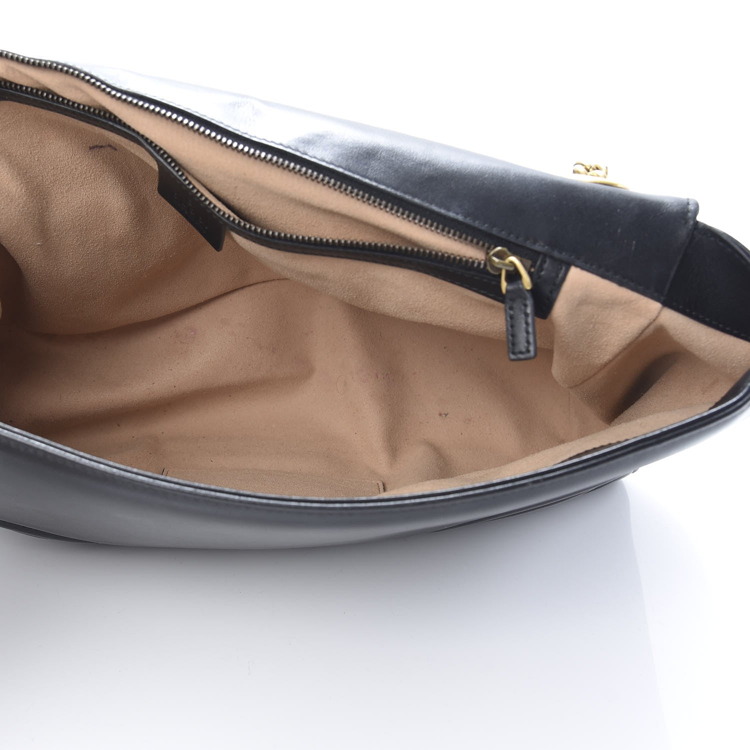 Gucci Calfskin Matelasse Large GG Marmont Shoulder Bag Black 5 of 21