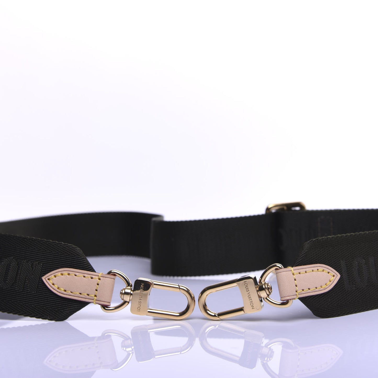 Nylon Monogram Strap with Coin Purse Kaki