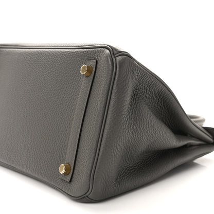 Hermes Togo Birkin 30 Etain 10 of 12
