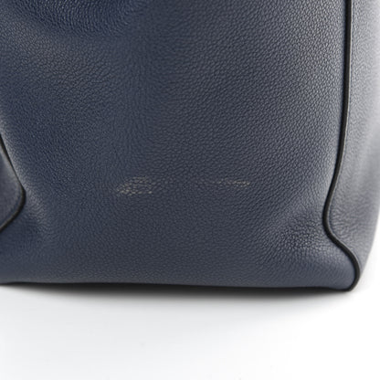 Celine Soft Grained Calfskin Small Belt Cabas Phantom Dark Blue 11 of 11