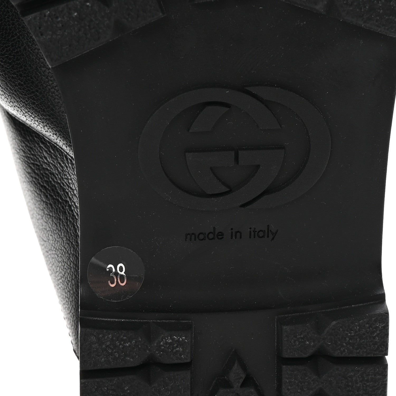 Gucci Goatskin Auroville Horsebit Mules 38 Black 7 of 10