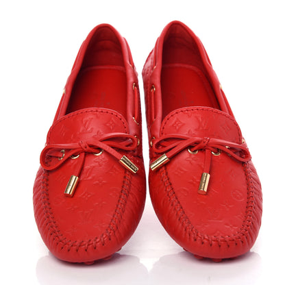 Louis Vuitton Empreinte Gloria Loafers 36.5 Rouge 5 of 10