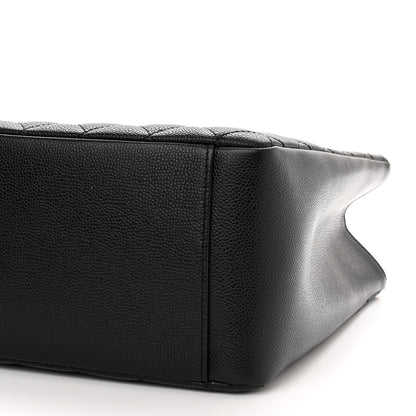 Chanel Caviar Quilted Grand Shopping Tote GST Black 9 of 10
