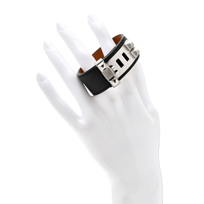 Hermes Epsom Collier De Chien CDC 24 Bracelet T1 Black 2 of 6