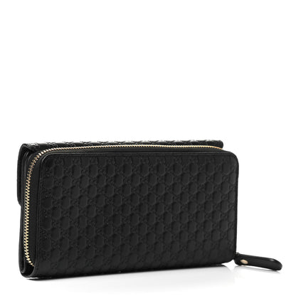 Gucci Soft Microguccissima Continental Zip Wallet Black 3 of 8