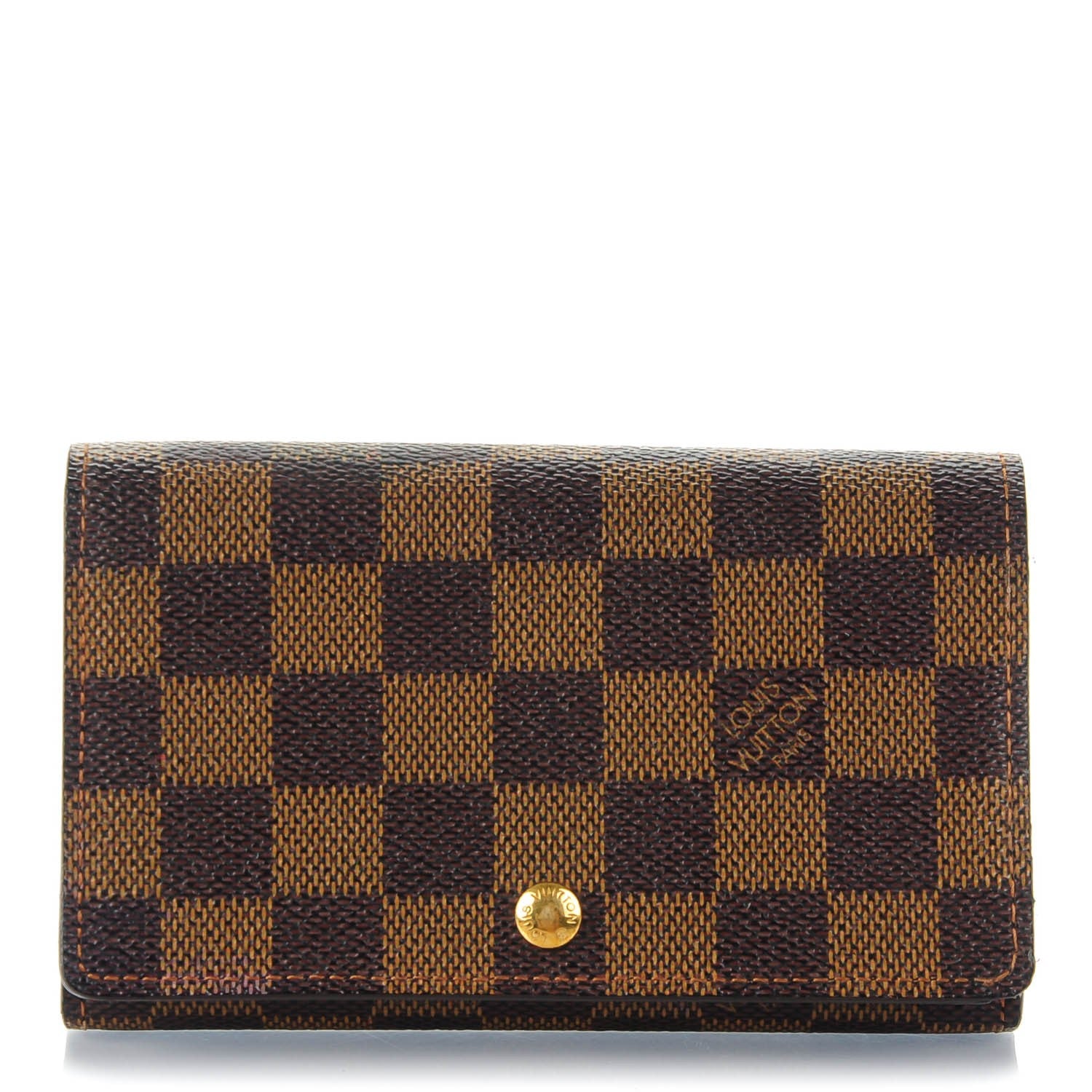 Louis Vuitton Damier Ebene Porte-Monnaie Tresor Wallet 1 of 7