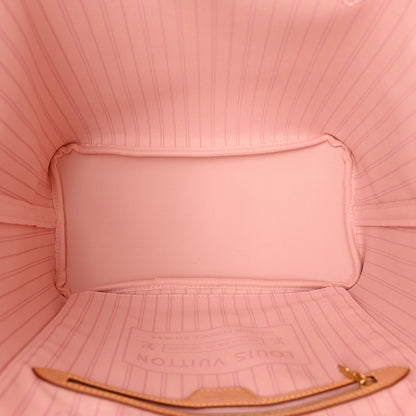 Louis Vuitton Damier Azur Neo Neverfull MM Rose Ballerine 6 of 10