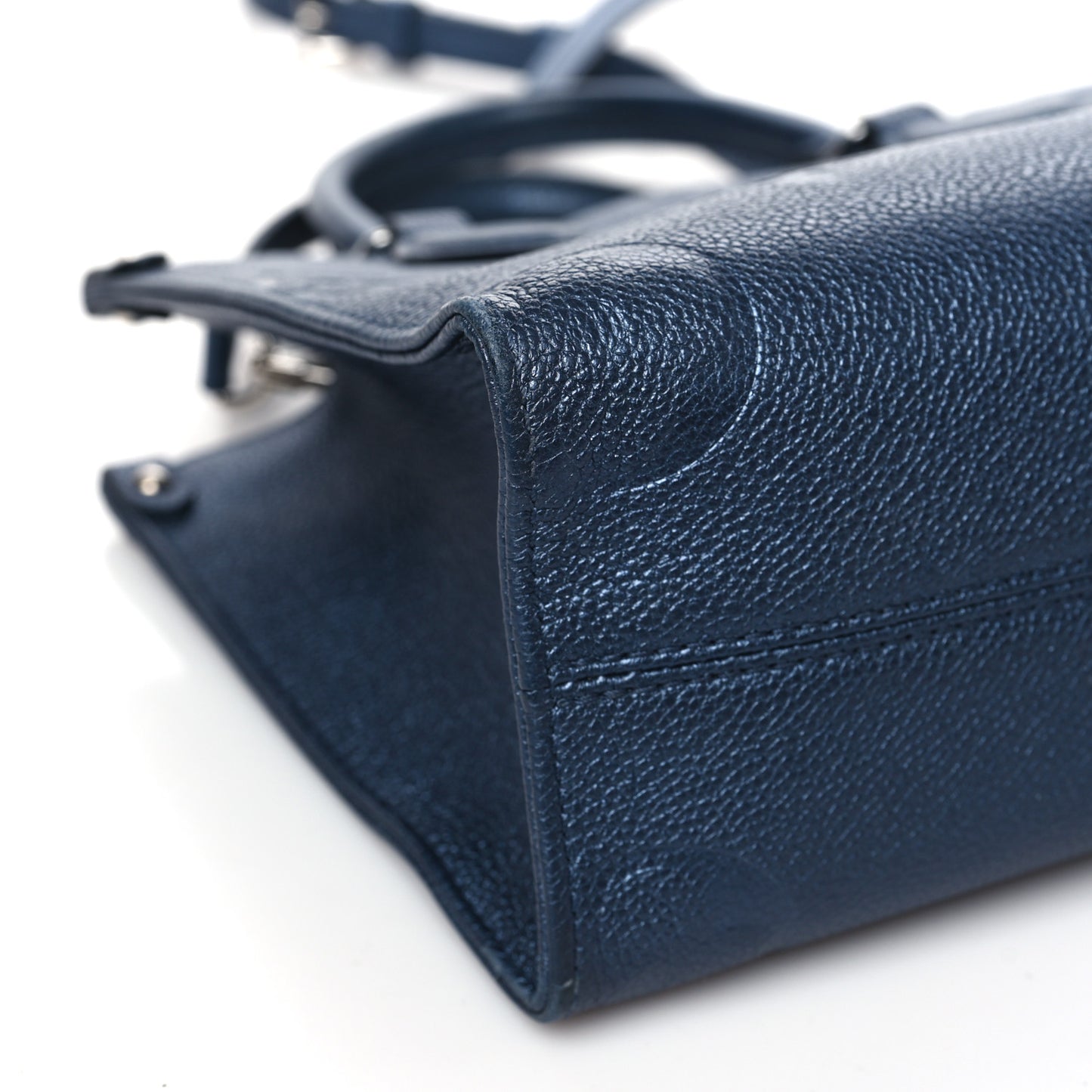 Metallic Empreinte Monogram Giant Onthego PM Navy Nacre