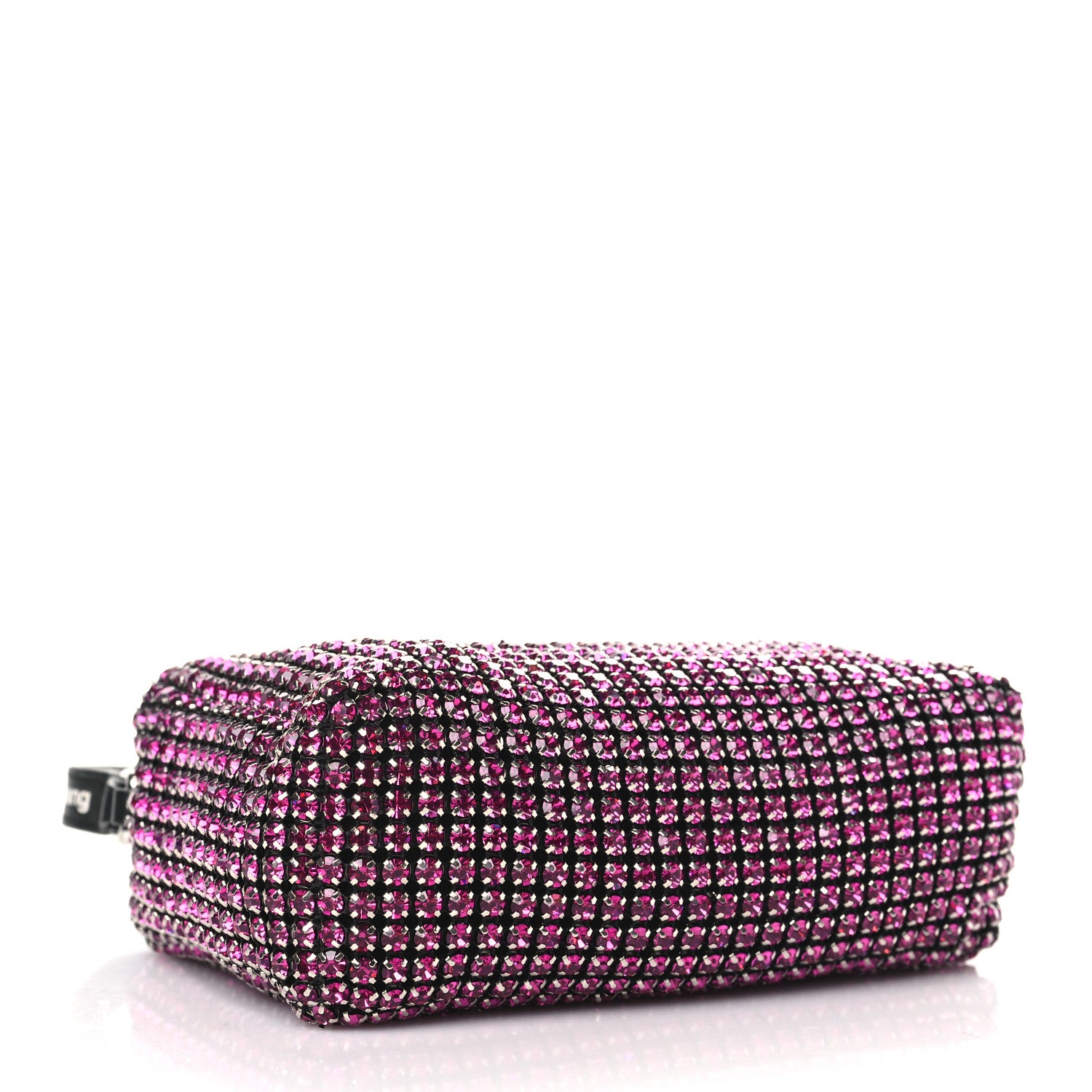 Alexander Wang Mesh Crystal Rhinestone Mini Heiress Pouch Pink 4 of 11